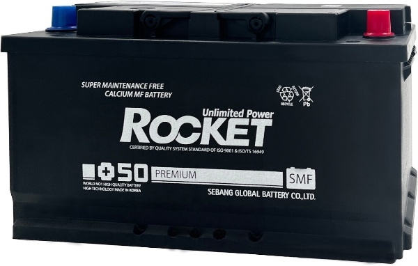 Батарея аккумуляторная ROCKET SMF110LL5 110А/ч 910А обратная полярн. стандартные (Европа) клеммы