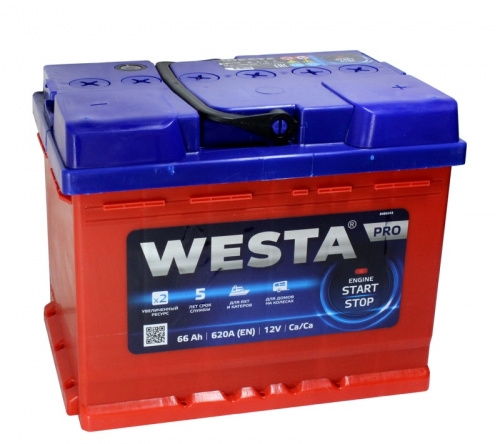 WESTA PRO 66 Ah ОП 620 A