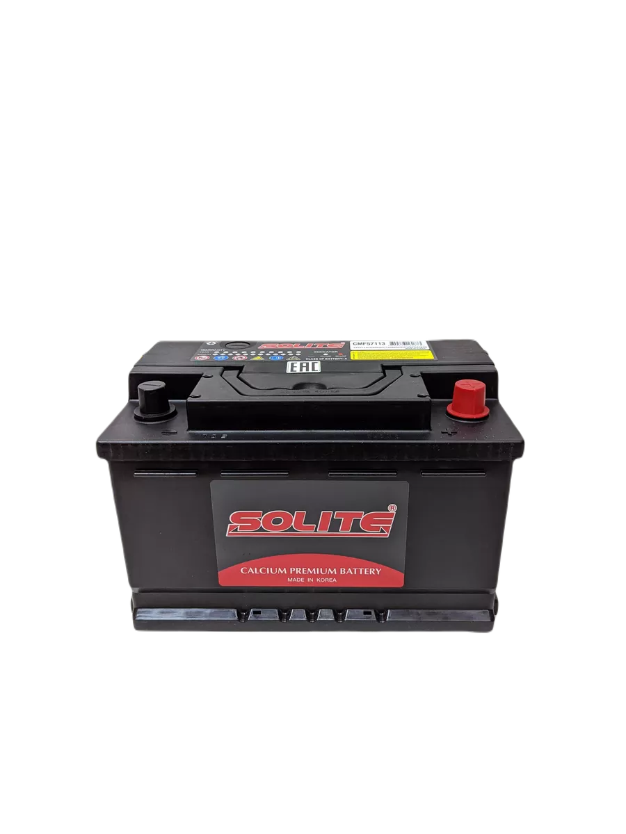 Батарея аккумуляторная Solite 57113 71А/ч 670А обратная полярн. стандартные (Европа) клеммы