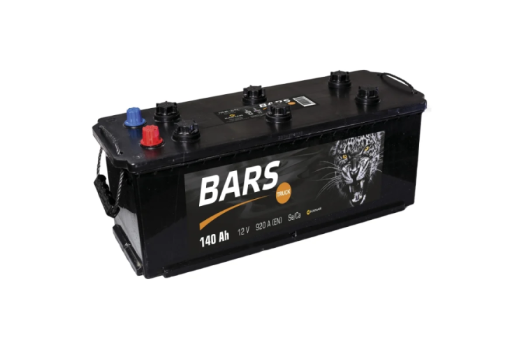 Аккумуляторная батарея BARS 6СТ140 справа+ 513x182x240