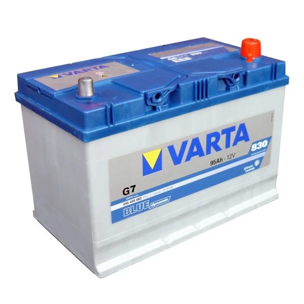 Аккумулятор легковой Varta Blue Dynamic G7 95 а/ч 830А Обратная полярность