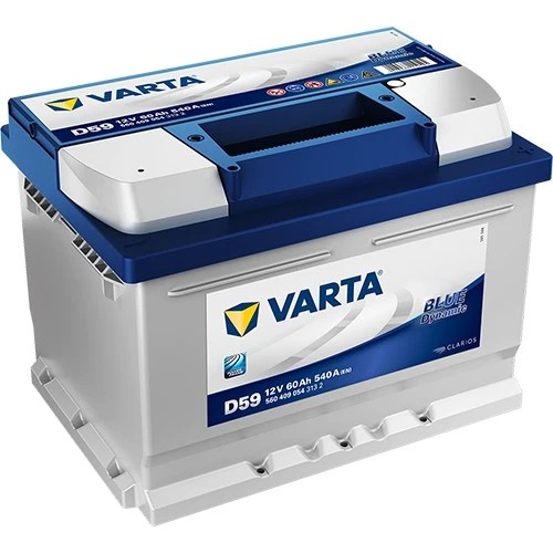 Аккумулятор легковой Varta Blue Dynamic D59 60 а/ч 540А Обратная полярность