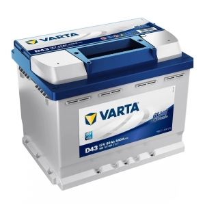 Аккумулятор легковой Varta Blue Dynamic D43 60 а/ч 540А Прямая полярность