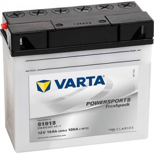 Батарея аккумуляторная Varta 519013017 19А/ч 170А обратная полярн.