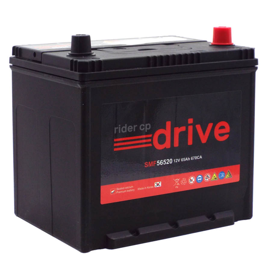 Аккумулятор Rider CP Drive 80D23L (56520) оп 65 Ач 670 А 231х172х220 борт SMF [D23]