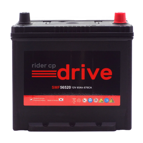 Аккумулятор Rider CP Drive 80D23L (56520) оп 65 Ач 670 А 231х172х220 борт SMF [D23]