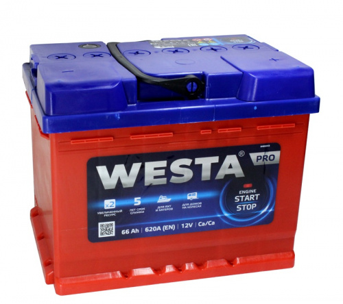 WESTA PRO 66 Ah ОП 620 A