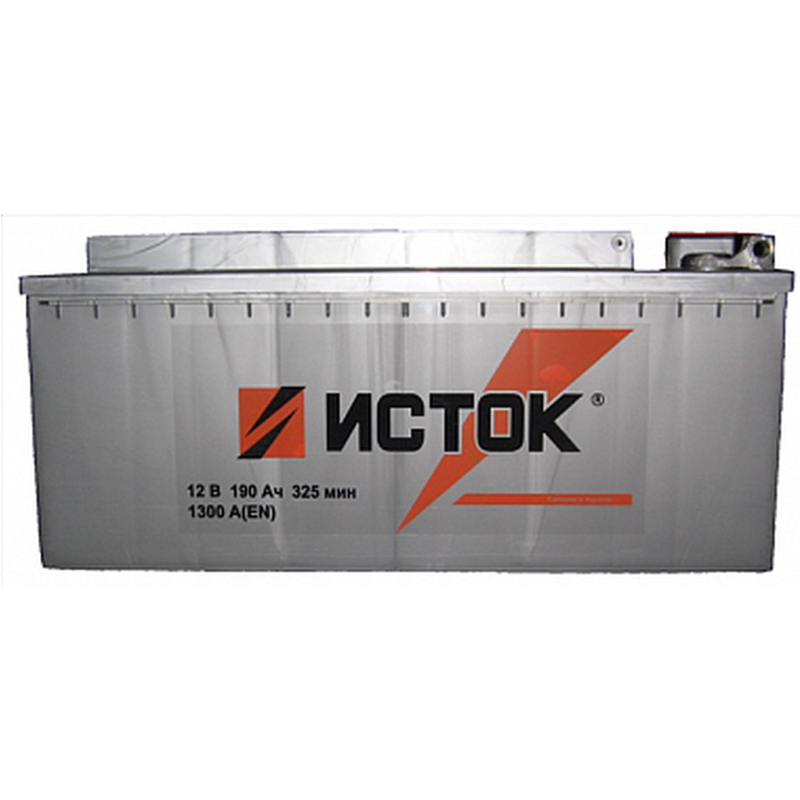 Батарея аккумуляторная ISTOK 6CT190N1 190А/ч 1250А прямая полярн. стандартные (Европа) клеммы