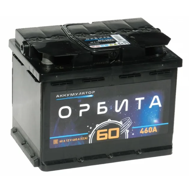 Аккумулятор орбита 60 Ач 460А Обратная полярность