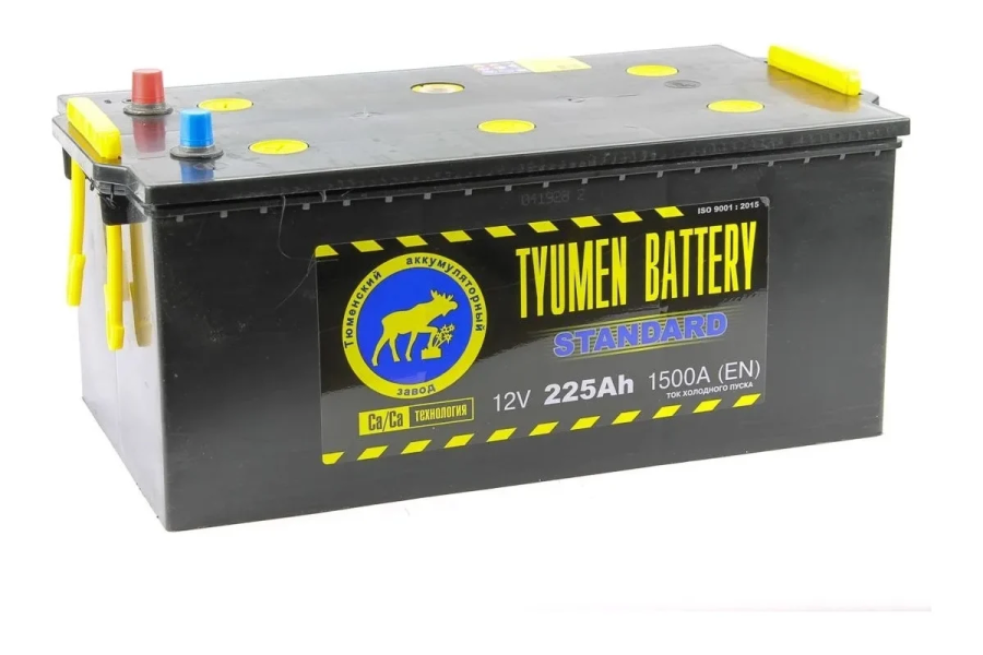 Аккумуляторная батарея TYUMEN BATTERY Тюмень standard 6ст -225 евро.конус TNS225.3