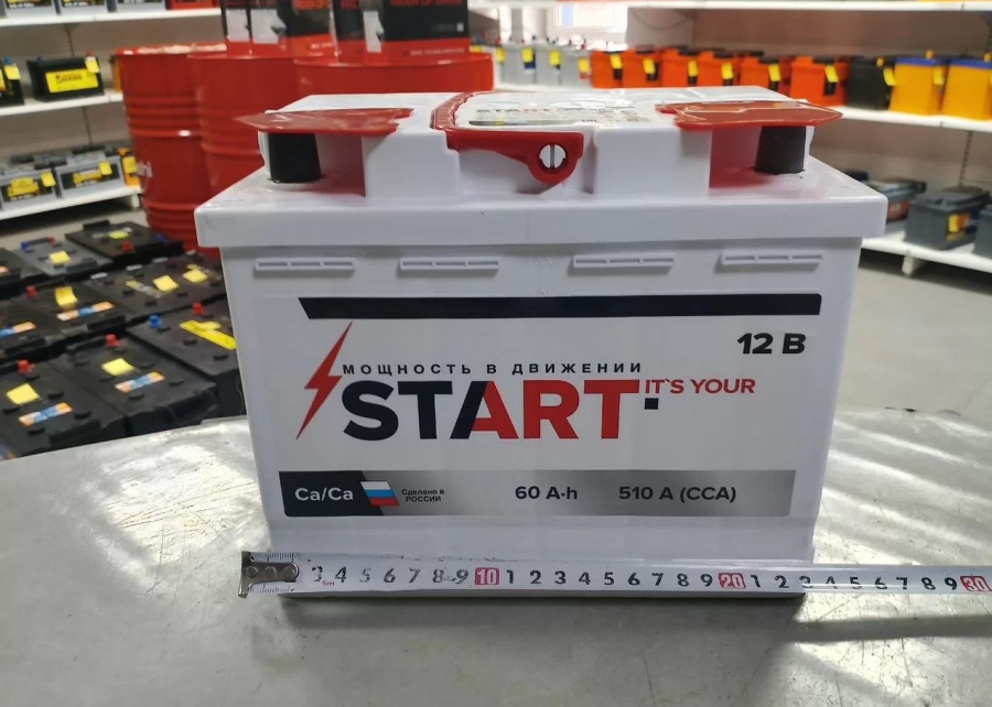 Аккумулятор start 60 Ah Прямая полярность