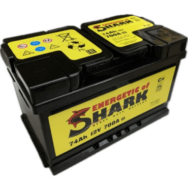 Аккумулятор Energetic of Shark 74 Ah LB R+