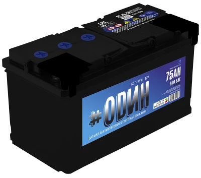 Аккумулятор ОДИН 75R пр. пол. 600A 278x175x190