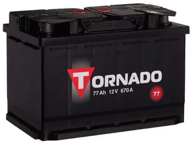 Аккумулятор Tornado 77Ah О.П 670A