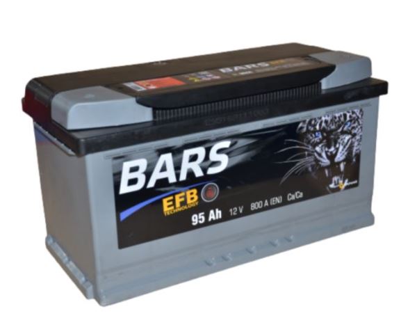 Аккумулятор BARS EFB 6СТ-95 пп 95 Ач 800 А 353х175х190 EFB [L5X]