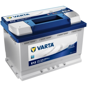 Аккумулятор легковой Varta Blue Dynamic E12 74 а/ч 680А Прямая полярность