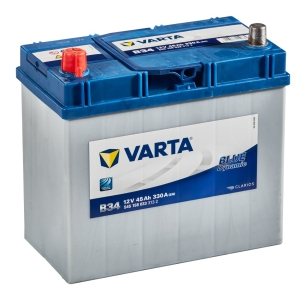 Аккумулятор легковой Varta Blue Dynamic B34 45 а/ч 330А Прямая полярность
