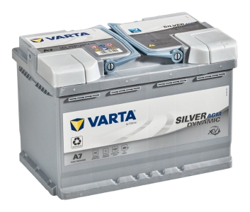 Аккумулятор легковой Varta Silver Dynamic AGM A7 70 а/ч 760А Обратная полярность