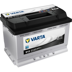 Аккумулятор легковой Varta Black Dynamic E13 70 а/ч 640А Обратная полярность